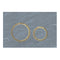 Geberit Sigma21 Dual Flush Button & Access Plate, Slate with Brass Trim Design