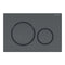 Geberit Sigma20 Dual Flush Button & Access Plate, Matte Black