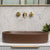 Pill Oval 600mm x 380mm Above-Counter Basin, Matte Mocha