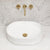 Pill Step 500mm x 370mm Above-Counter Basin, Gloss White