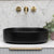 Pill Step 500mm x 370mm Above-Counter Basin, Matte Black