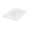 Una 750mm Vanity Top with Single Integrated Sink and Overflow, Gloss White