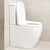 Hysett Q Back to Wall Toilet Suite, Gloss White