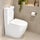 Hysett Q Back to Wall Toilet Suite, Gloss White
