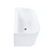 Kiama 1500mm Back to Wall Freestanding Bath, Matte White