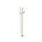 Nero Bianca Floor Standing Bath Mixer With Hand Shower | Brushed Nickel |
