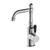 Nero York Basin Mixer With Black Porcelain Lever | Chrome |