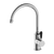 Nero York Kitchen Mixer Goosneck Spout With Black Porcelain Lever | Chrome |