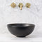 Salata Petite 320mm Above-Counter Round Basin, Matte Black