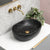 Capsula 480mm x 350mm Above-Counter Basin, Fired Matte Nero Marquina *Clearance Stock*