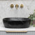 Capsula 480mm x 350mm Above-Counter Basin, Fired Matte Nero Marquina *Clearance Stock*