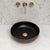 Disco 370mm Above-Counter Basin, Matte Bronze and Black