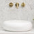 Disco Plus 415mm Above-Counter Basin, Gloss White