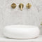 Disco Plus 415mm Above-Counter Basin, Gloss White