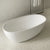 Egg Oval 1600mm Freestanding Bath, Matte White
