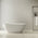 Egg Oval 1600mm Freestanding Bath, Gloss White