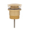 Dome Pop Out Waste, Universal 32mm/40mm, with Pull-Out Basket, Brushed Brass (Gold)