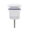 Dome Pop Out Waste, Universal 32mm/40mm, with Pull-Out Basket, Matte White