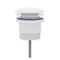 Dome Pop Out Waste, Universal 32mm/40mm, with Pull-Out Basket, Gloss White