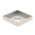 Stainless Steel Tile Insert Floor Waste | 50mm Outlet, Brushed SS Nickel