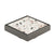 Stainless Steel Tile Insert Floor Waste | 75mm Outlet, Brushed Gunmetal