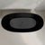 Byron Egg 1800mm Oval Artificial Stone Freestanding Bath, Matte Black