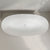 Byron Egg 1800mm Oval Artificial Stone Freestanding Bath, Matte White