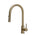 Profile III Gooseneck Kitchen Sink Mixer with Pull-Out, PVD Brushed Brass Gold