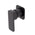 Kiki Shower/ Bath Wall Mixer with Square Plates, Matte Black