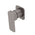 Kiki Shower/ Bath Wall Mixer with Square Plates, Brushed Gunmetal