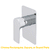 Jena Shower/ Bath Wall Mixer, Polished Chrome