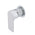 Jena Shower/ Bath Wall Mixer with Round Plates, Polished Chrome