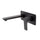 Jena Wall Mounted Basin/ Bath Mixer with Spout, Matte Black