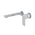 Jena Wall Mounted Basin/ Bath Mixer with Spout and Round Plates, Polished Chrome
