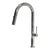 Profile Elegant Gooseneck Kitchen Sink Mixer with Pull-Out, Polished Chrome