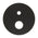 180mm Round Plate for Profile III Shower Mixer with Diverter, Chromium Matte Black