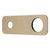 200mm x 65mm Rectangular Plate for Profile III Wall Mixer Set, PVD Brushed Brass Gold