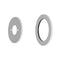 Round 60mm Plates for Kiki/Jena Wall Mixer with Spout, Polished Chrome