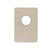 Rectangular 100mm x 150mm Plate for Jena Wall Mixer, Brushed Nickel