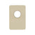 Rectangular 100mm x 150mm Plate for Jena Wall Mixer, PVD Brushed Bass (Gold)