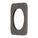Soft Square 60mm Plate for Kiki/Jena Wall Mixer, PVD Brushed Gunmetal
