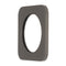 Soft Square 60mm Plate for Kiki/Jena Wall Mixer, PVD Brushed Gunmetal