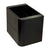Tura Smooth 750mm Curved Wall Hung Vanity Cabinet, Matte Black