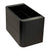 Tura Smooth 900mm Curved Wall Hung Vanity Cabinet, Matte Black