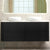 Tura Smooth 1500mm Curved Wall Hung Vanity Cabinet, Matte Black