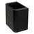 Tura Smooth Ensuite 600mm Curved Wall Hung Vanity Cabinet, Matte Black