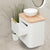Tura Smooth Ensuite 600mm Curved Wall Hung Vanity Cabinet, Matte White