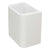 Tura Smooth Ensuite 600mm Curved Wall Hung Vanity Cabinet, Matte White