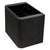 Tura Groove 750mm Curved Wall Hung Vanity Cabinet, Matte Black