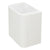 Tura Groove Ensuite 600mm Curved Wall Hung Vanity Cabinet, Matte White